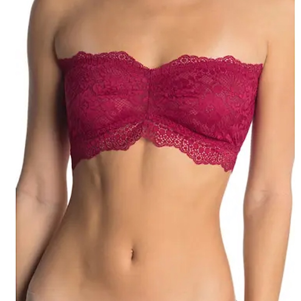 Free People‎ Burgundy Bandeau Sz XS